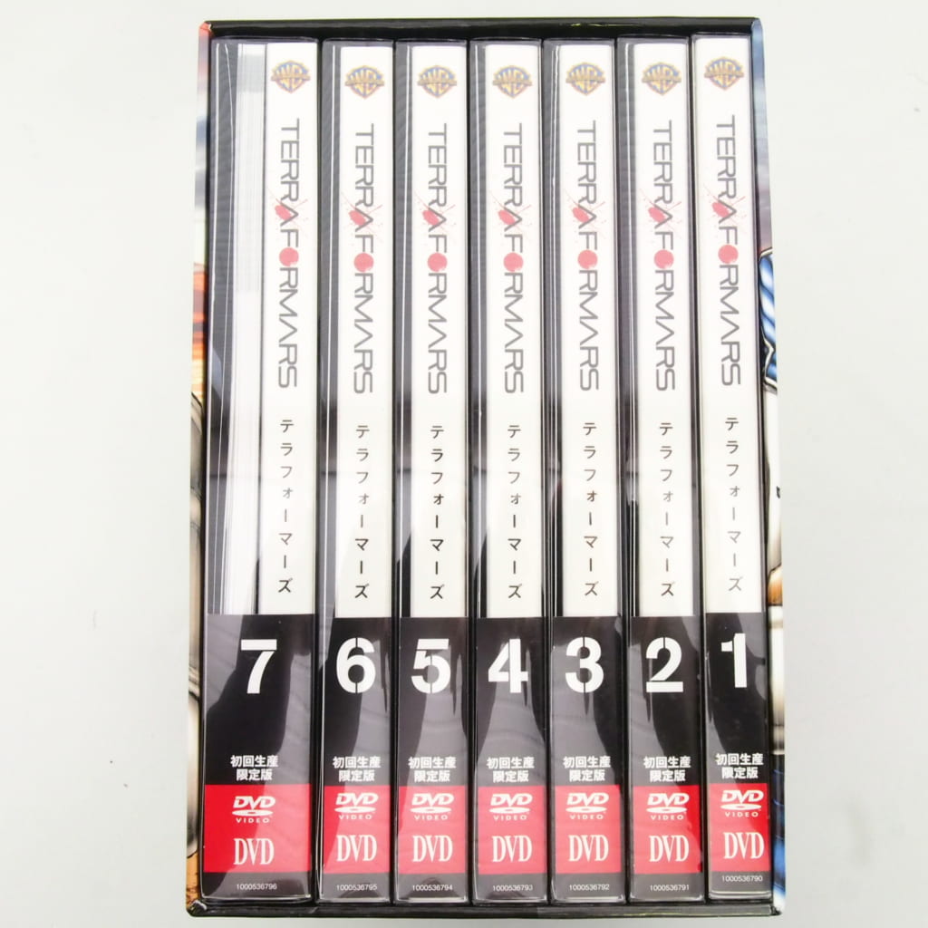 [買取]DVD TERRAFORMARS テラフォーマーズ 初回生産限定版 全7巻セット 収納BOX付き
