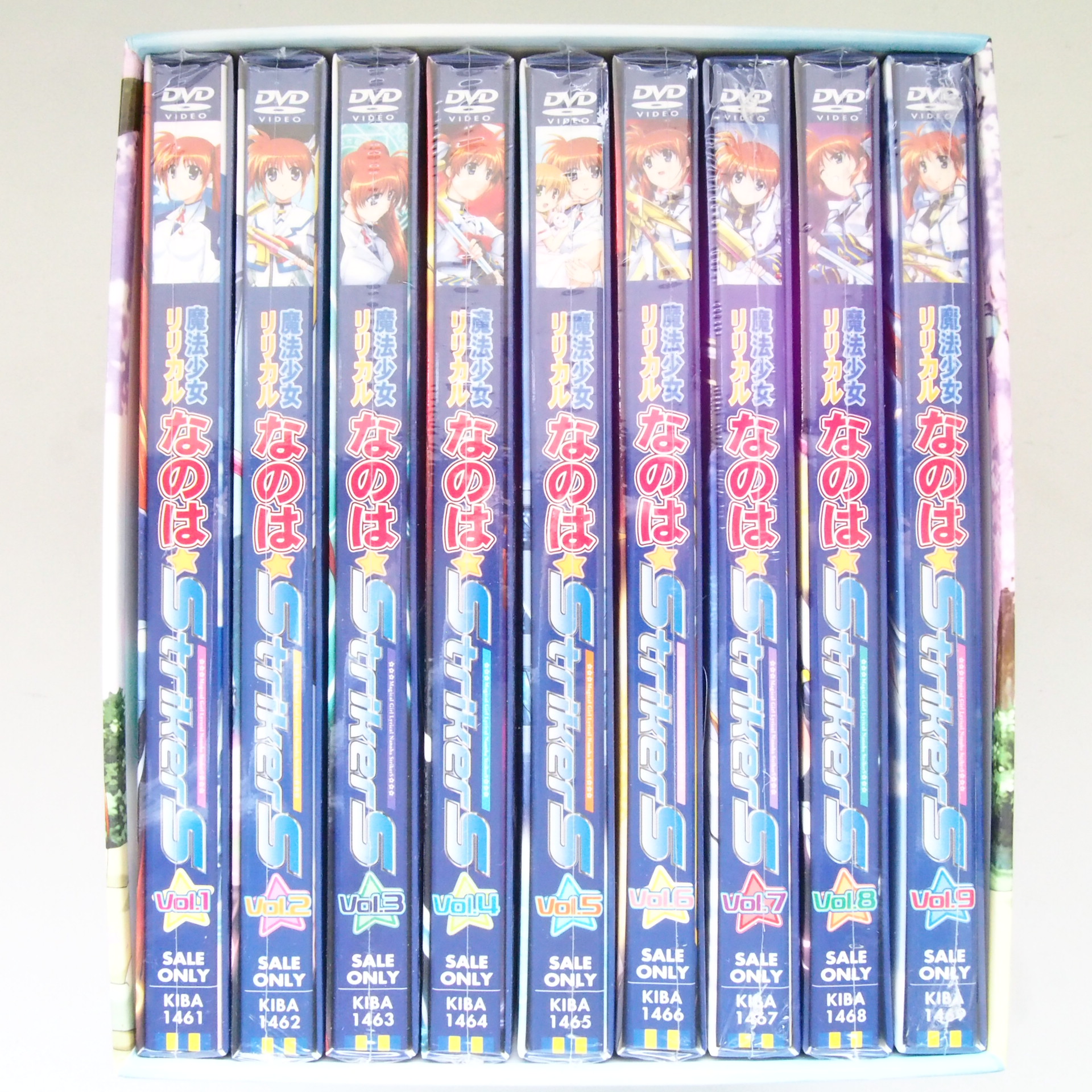 魔法少女リリカルなのはStrikerS DVD 初回版 全9巻セット高価買取