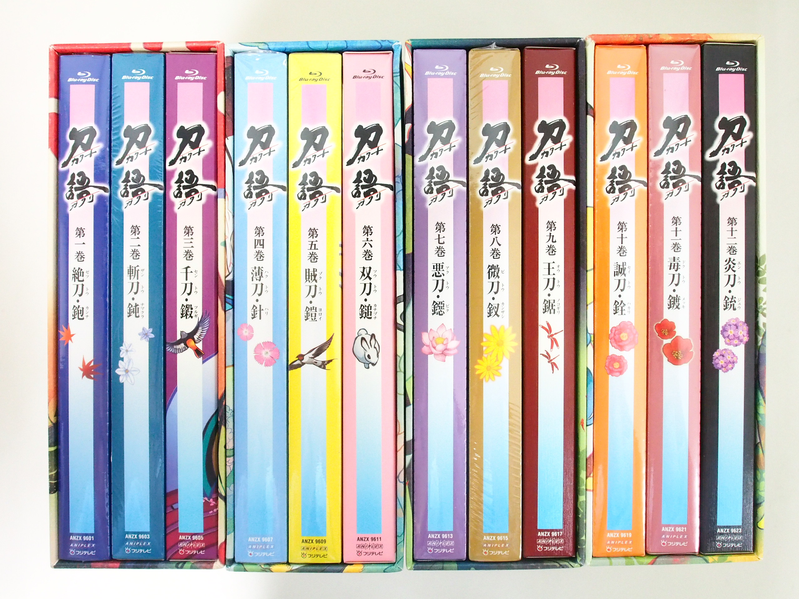 公式通販ストア 刀語　初回限定版　DVD　全12巻セット　欠品あり アニメ
