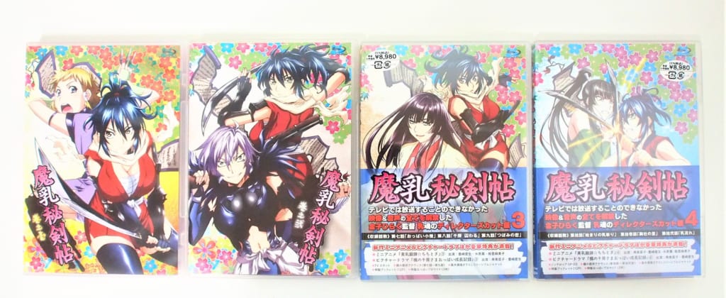 熱い販売 【廃盤】魔乳秘剣帖 ディレクターズカット版 DVD 全6巻セット