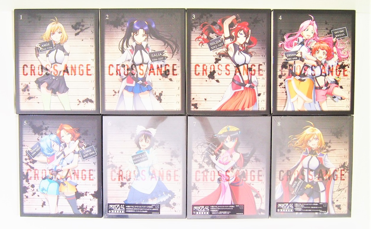 高価買取したCROSS ANGE クロスアンジュ 天使と竜の輪舞 Blu-ray 全8巻セットの表紙