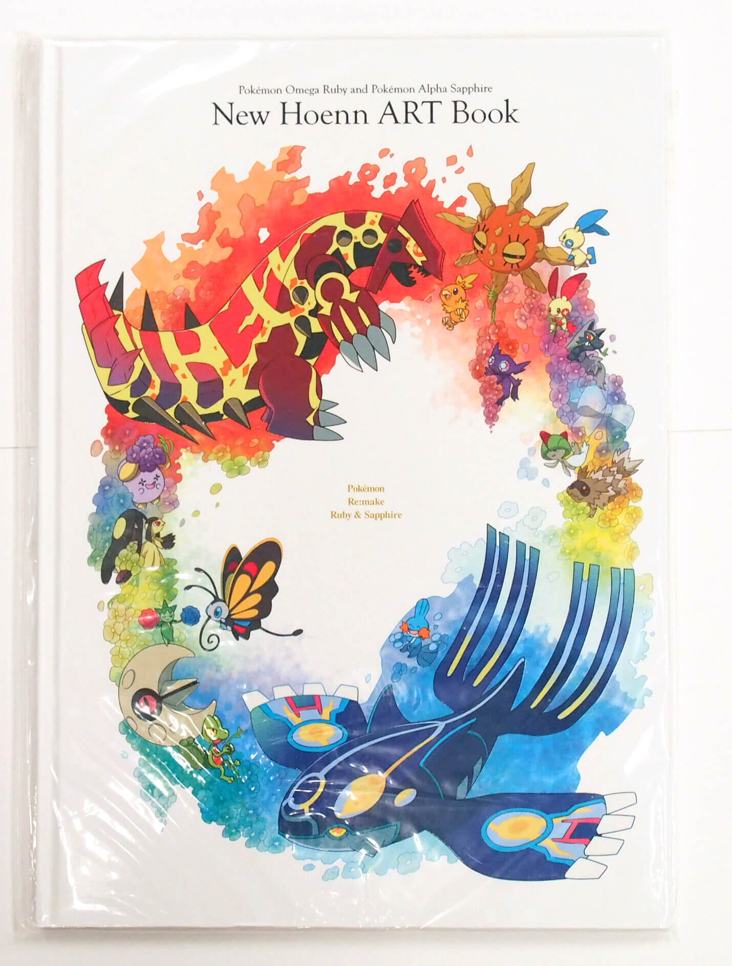 高価買取したPokemon Omega Ruby and Pokemon Alpha Sapphire New Hoenn ART Bookの表紙