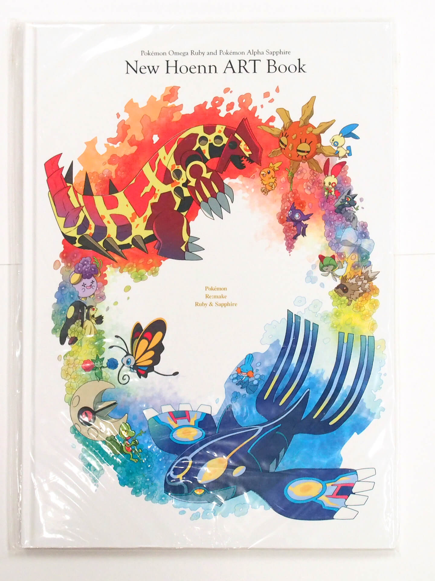 高価買取したPokemon Omega Ruby and Pokemon Alpha Sapphire New Hoenn ART Bookの表紙