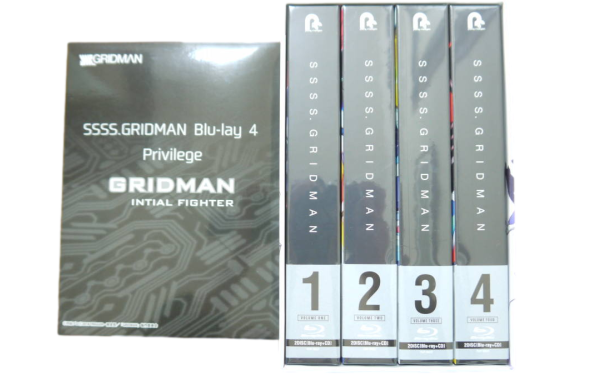 SSSS.GRIDMAN 全4巻セット Blu-ray きゃにめ全巻収納BOX付き 高価買取！　