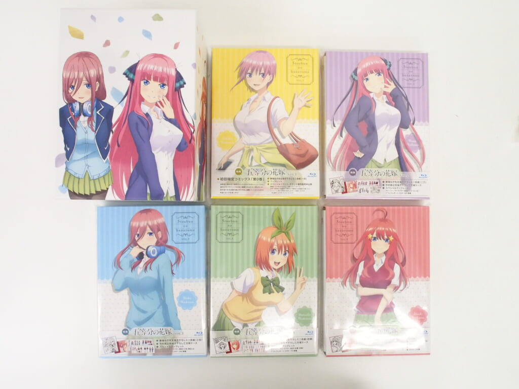 全5巻セット 五等分の花嫁 初回限定版 Blu-ray 高価買取！ | いーすとえんど！