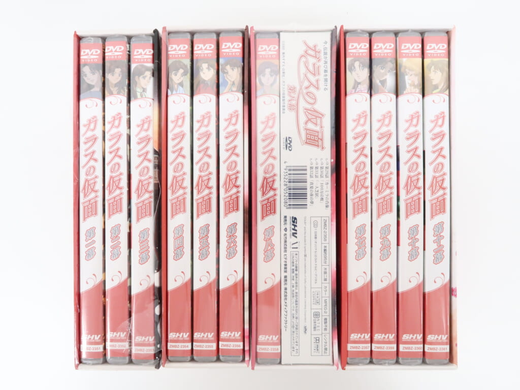 11巻セット ガラスの仮面DVD 第一賞-第四賞BOX付き高価買取！ | いーす 