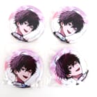 4個セット ART OF NIJISANJI 缶バッジ Bグループ 佐伯イッテツ