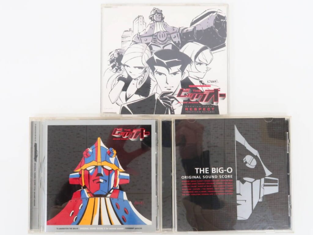CD3枚セット ビッグオー THE ORIGINAL SOUND SCORE1-2/OPテーマ「RESPECT」高価買取！の表紙