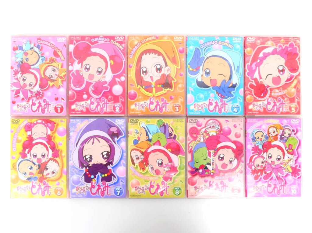 DVD 全10巻セット おジャ魔女どれみ 高価買取！の表紙