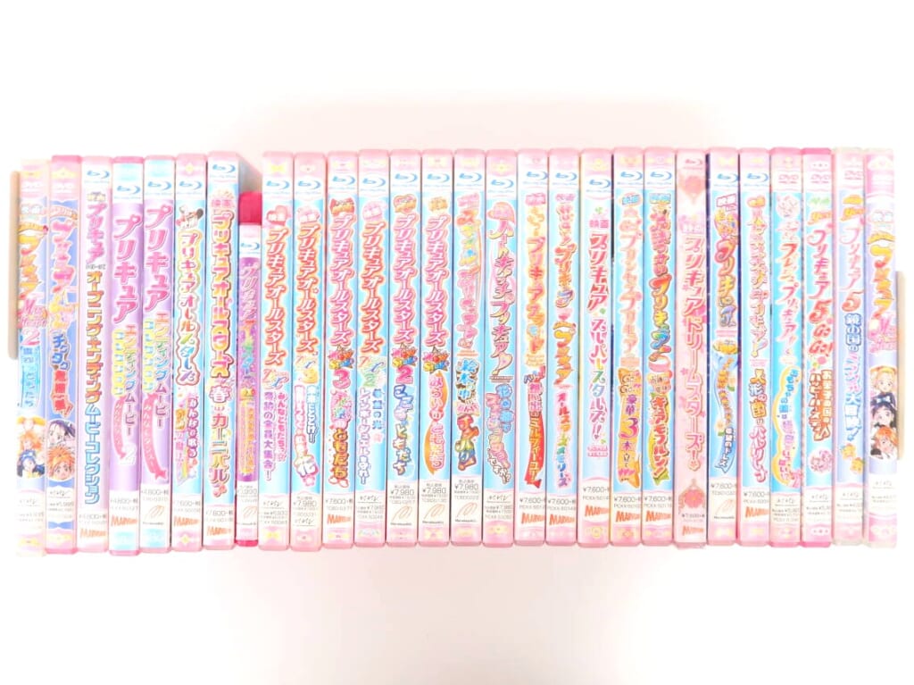 Blu-ray 28本セット プリキュアシリーズ 高価買取！の表紙