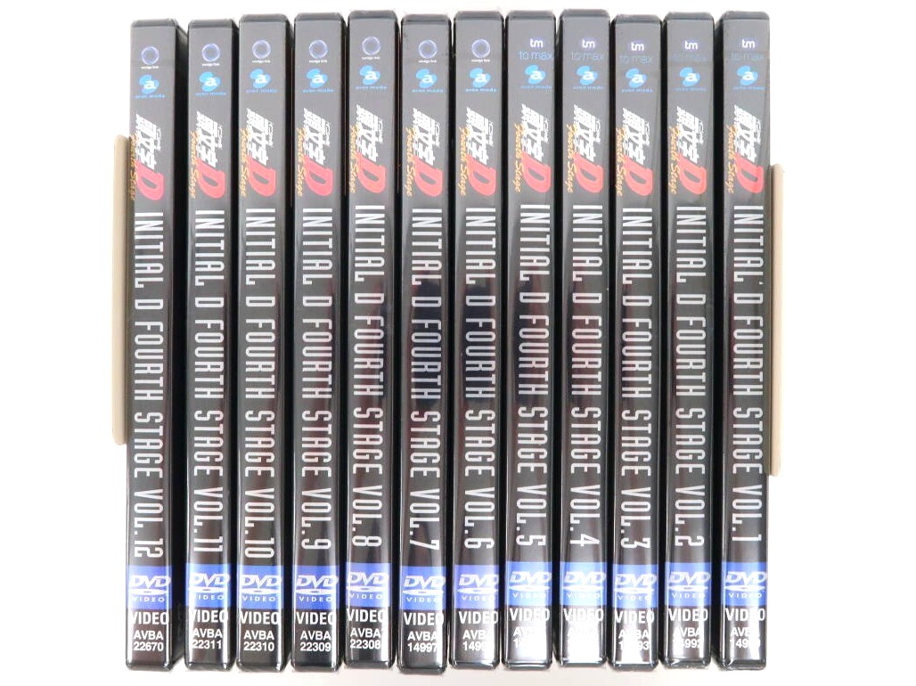 頭文字D Fourth Stage DVD 全12巻セット 高価買取！の表紙