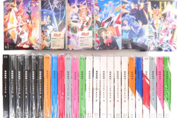 Blu-ray 戦姫絶唱シンフォギア 1期～5期/G/GX/AXZ/XV 初回限定版 全30巻セット 高価買取！