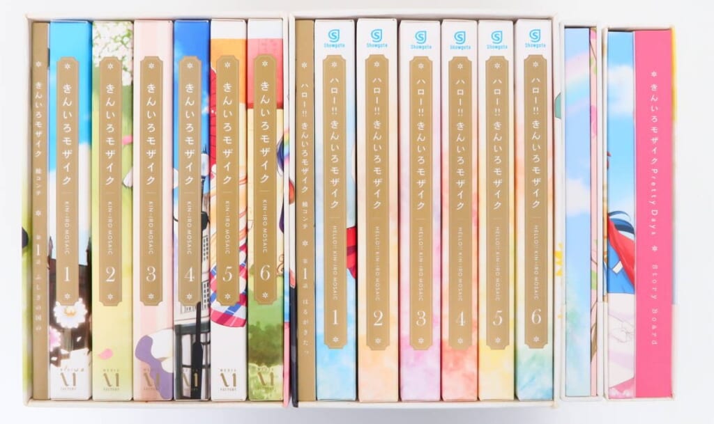 きんいろモザイク Blu-ray全14巻セット 高価買取！の表紙