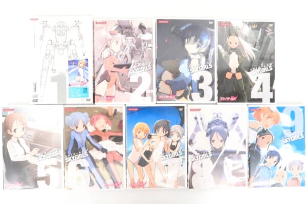 スカイガールズ セルDVD 全9巻セット 高価買取！