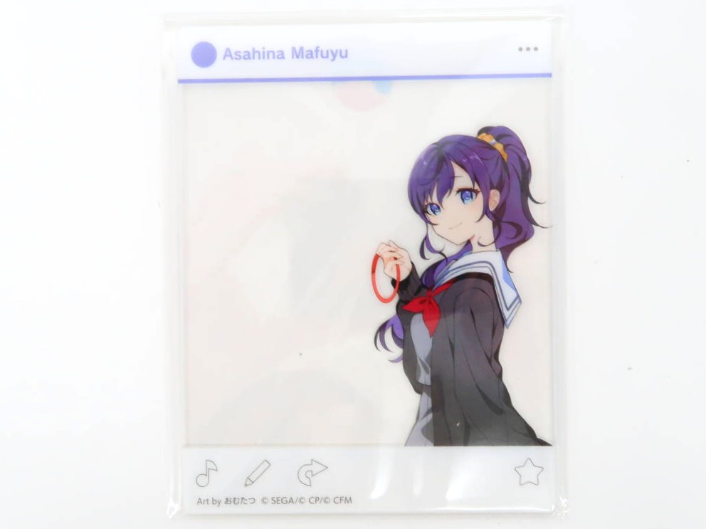 プロジェクトセカイ 朝比奈まふゆ 神山高校文化祭 描き下ろしアクリルカードを買取しました！【高価買取】の表紙