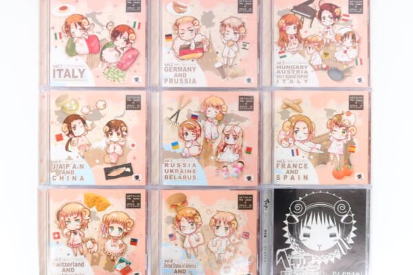 ヘタリア×羊でおやすみシリーズ CD 9枚セットを買取しました！【高価買取】