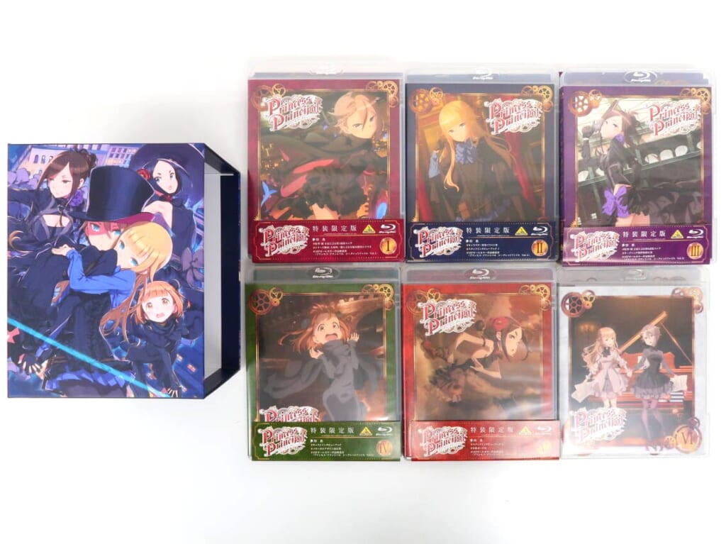 Blu-ray 全6巻セット プリンセス・プリンシパル 特装限定版 BOX付き を買取しました！の表紙