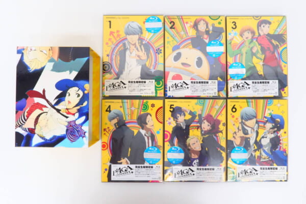 Blu-ray ペルソナ4 ザ・ゴールデン 完全生産限定版 全6巻セット(全巻収納BOX付き) 高価買取！