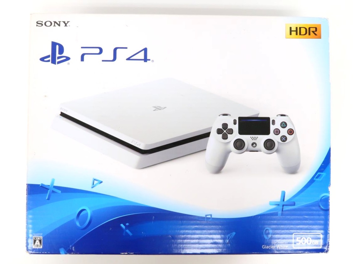 PS4 プレイステーション4本体 グレイシャー・ホワイト(HDD 500GB/CUH-2100AB02)