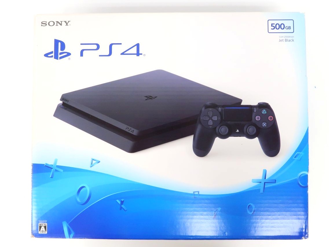 PS4 プレイステーション4本体 ジェットブラック(HDD 500GB/CUH-2000AB01)