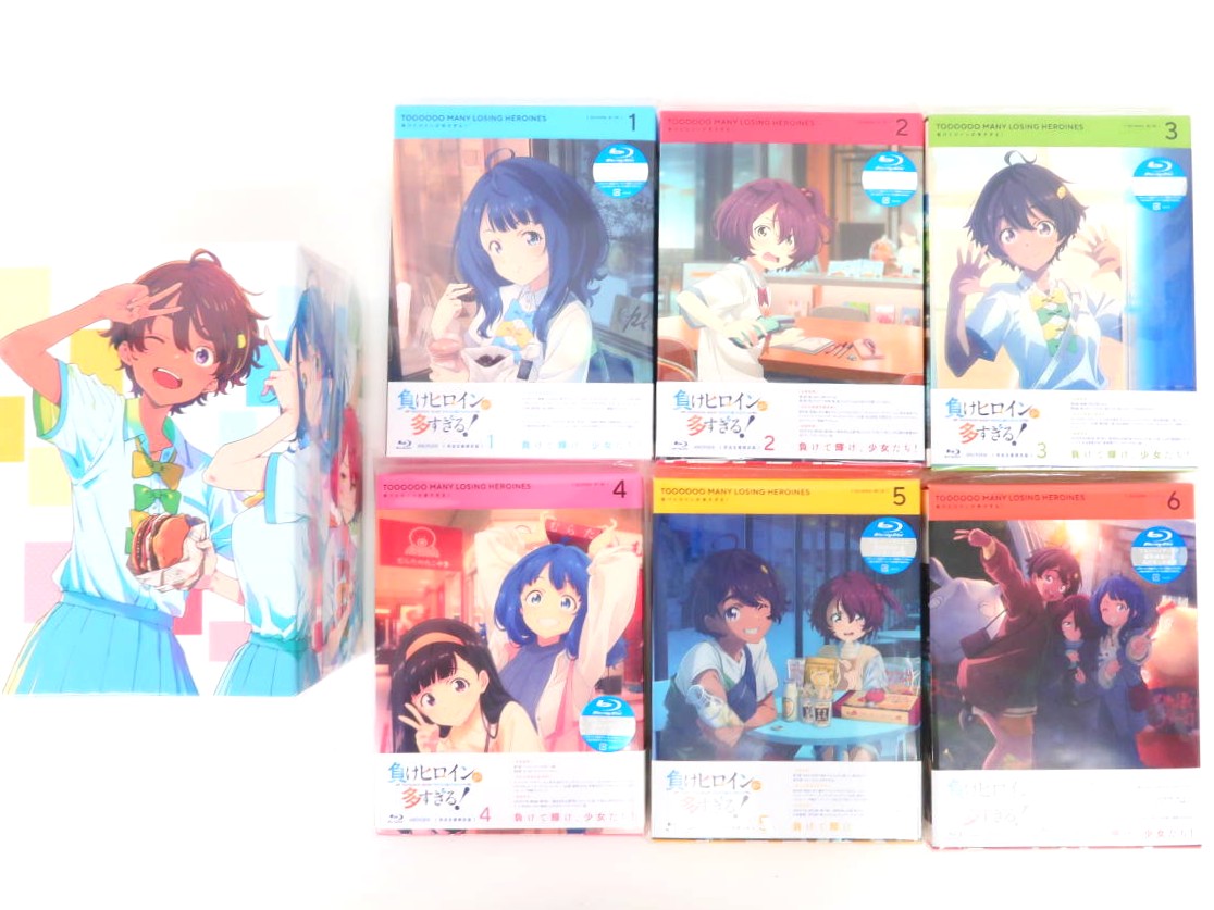 【未開封】Blu-ray 負けヒロインが多すぎる! 完全生産限定版 全6巻セット 全巻収納BOX付き
