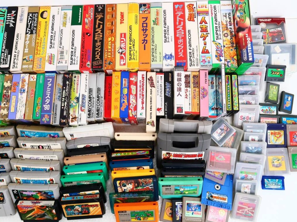 レトロゲーム約110点の大量買取実績