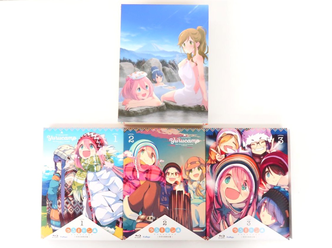 TVアニメ ゆるキャン 初回生産限定盤 Blu-ray全3巻 とらのあな全巻収納BOX付きセット